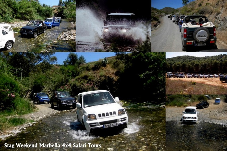 Stag Weekends Marbella 4x4 Guided Safari tours, Costa del Sol, Spain, Andalucia