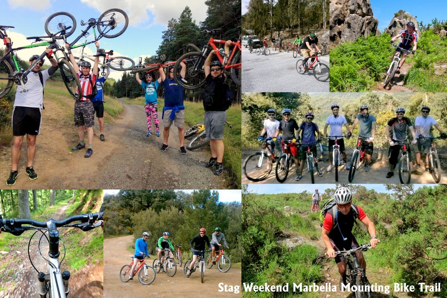 Stag Weekend Marbella, Mountain Biking, Mountain bikes in Marbella, Costa del Sol Mountain Bike rides