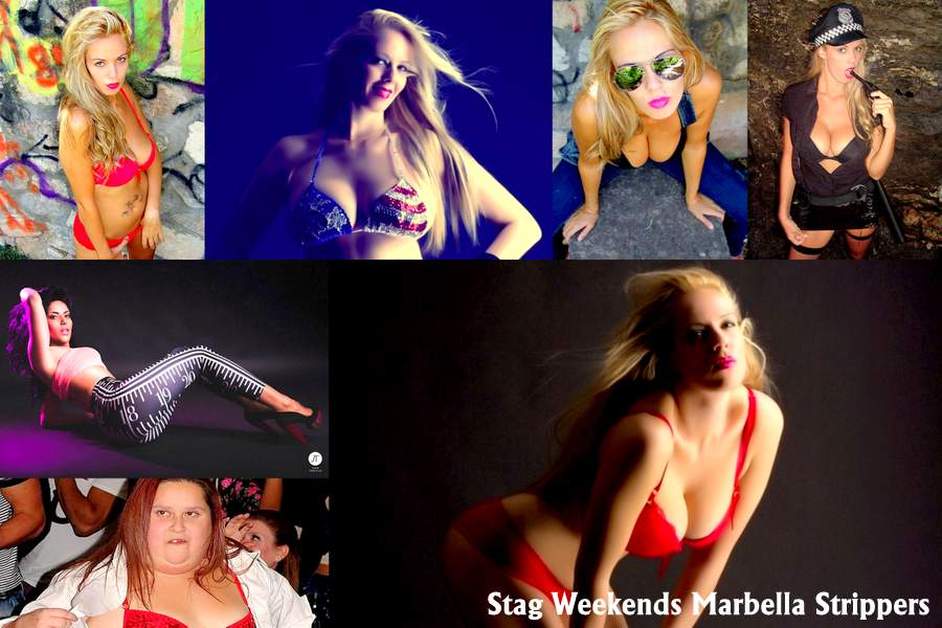 Stag stripper weekends Marbella Strippers, lap dance, female strippers on the Costa del Sol, Spain